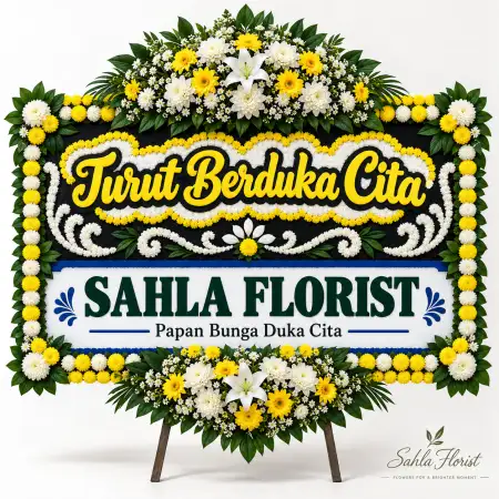 Papan Bunga Duka Sukatani